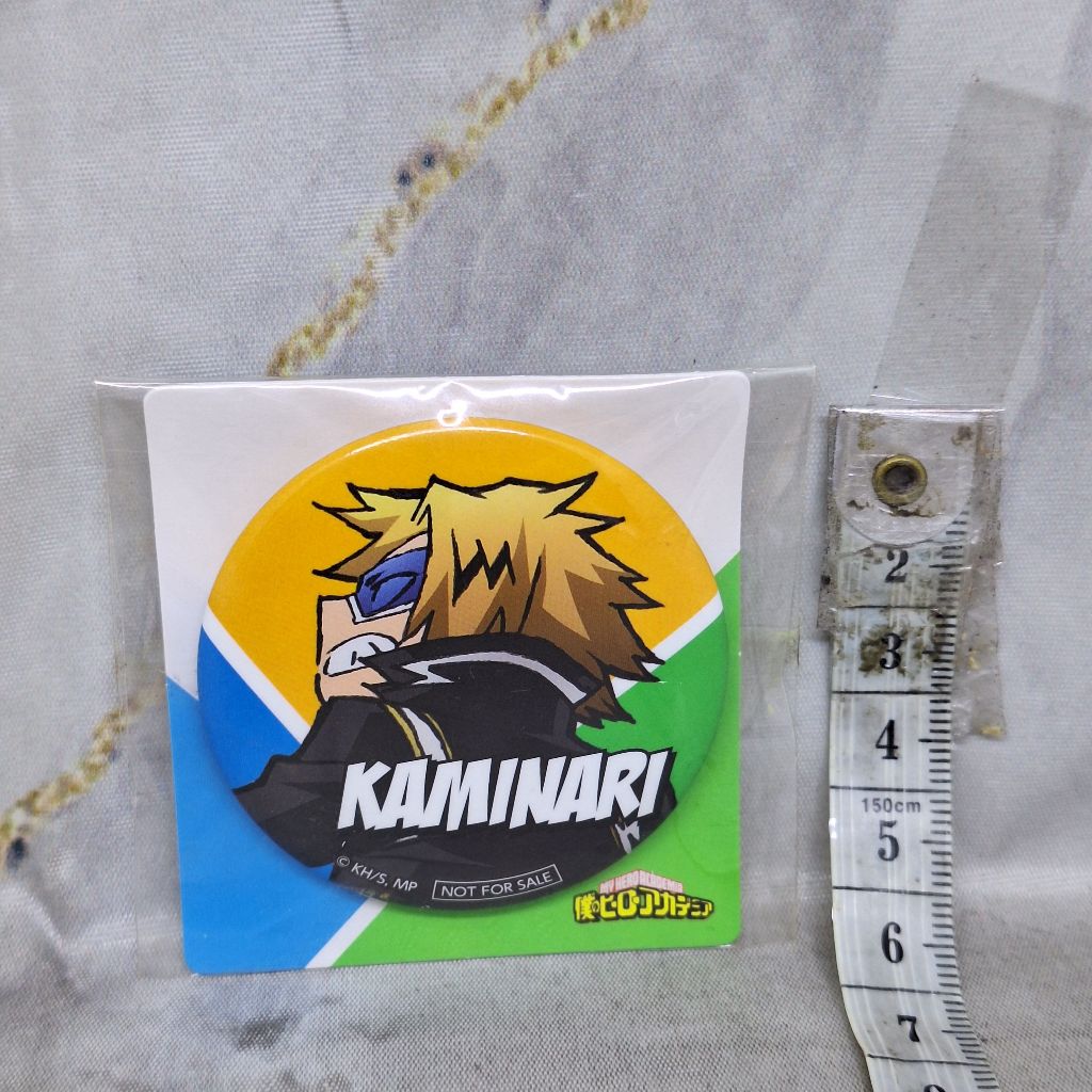 Jual My Hero Academia Denki Kaminari Pin Badge Bros Family Mart Famima ...