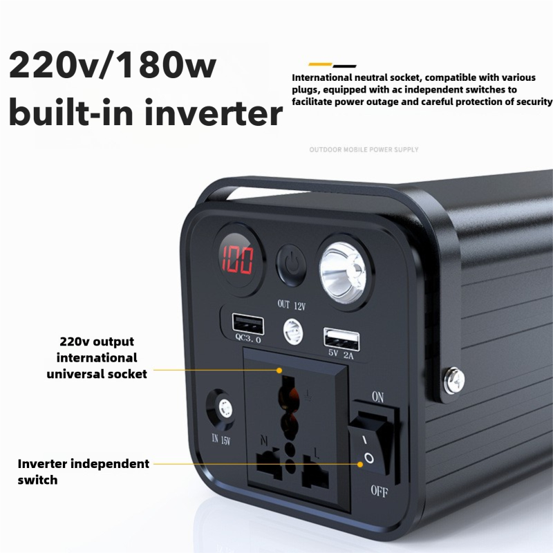Jual Instant Power 220v 180W Portable Power Station Powerbank Solar ...