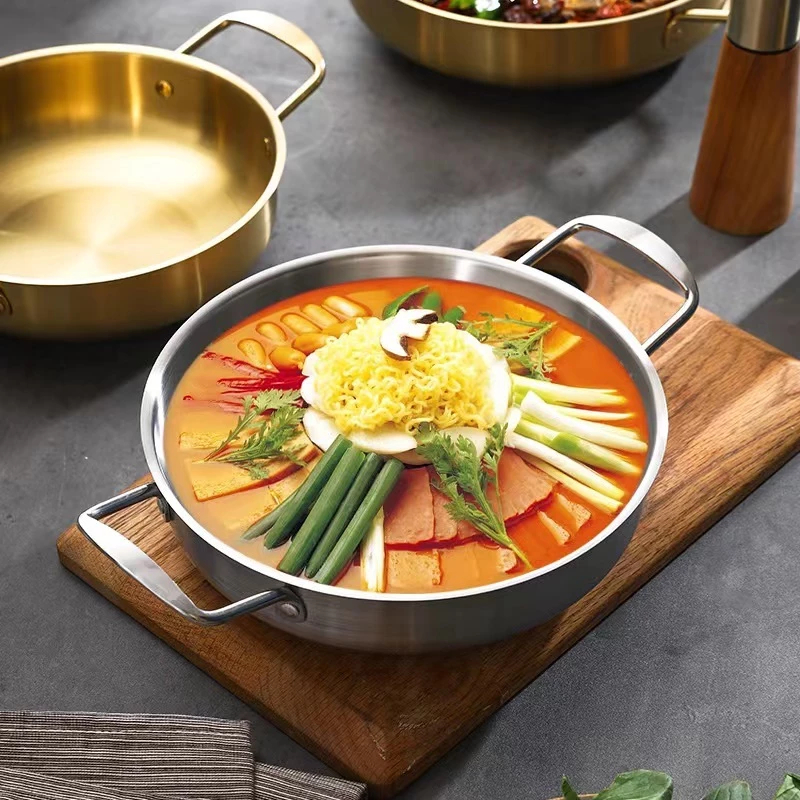 Jual Panci Ramen Ramyun Korea Premium Silver Noodle Soup Pot Stainless ...