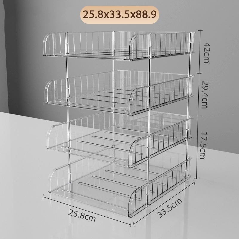 Jual Rak Dokumen Rak Kertas Stationary Rak Susun Rak Meja Stackable ...