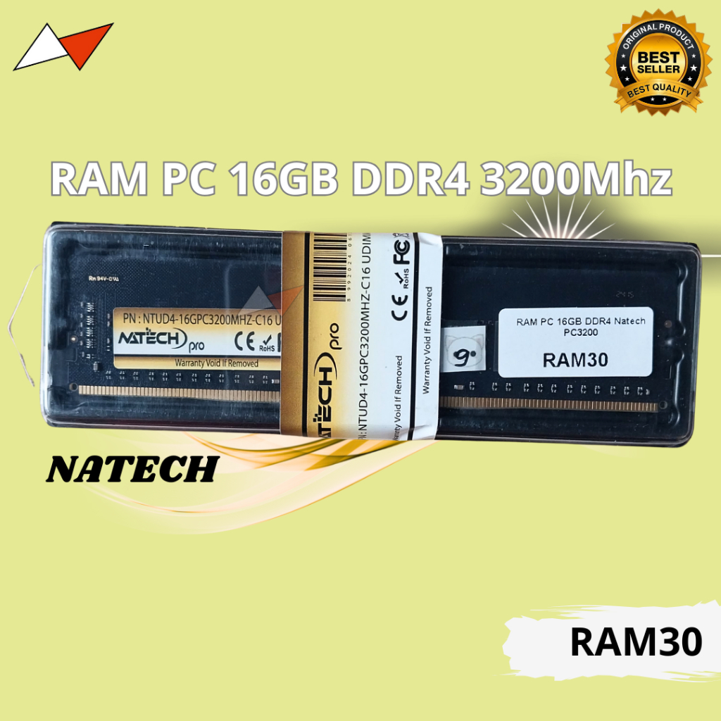 Jual RAM PC Natech 16GB DDR3 PC3-3200 Longdimm | Shopee Indonesia