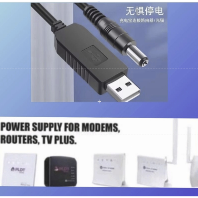 Jual Kabel Power To USB Modem Router 12V Adapter | Shopee Indonesia