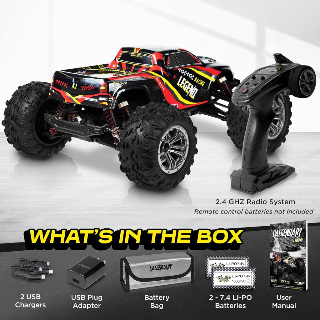 Jual LAEGENDARY Remote Control Car, Hobby Grade RC Car 1:10 Scale ...