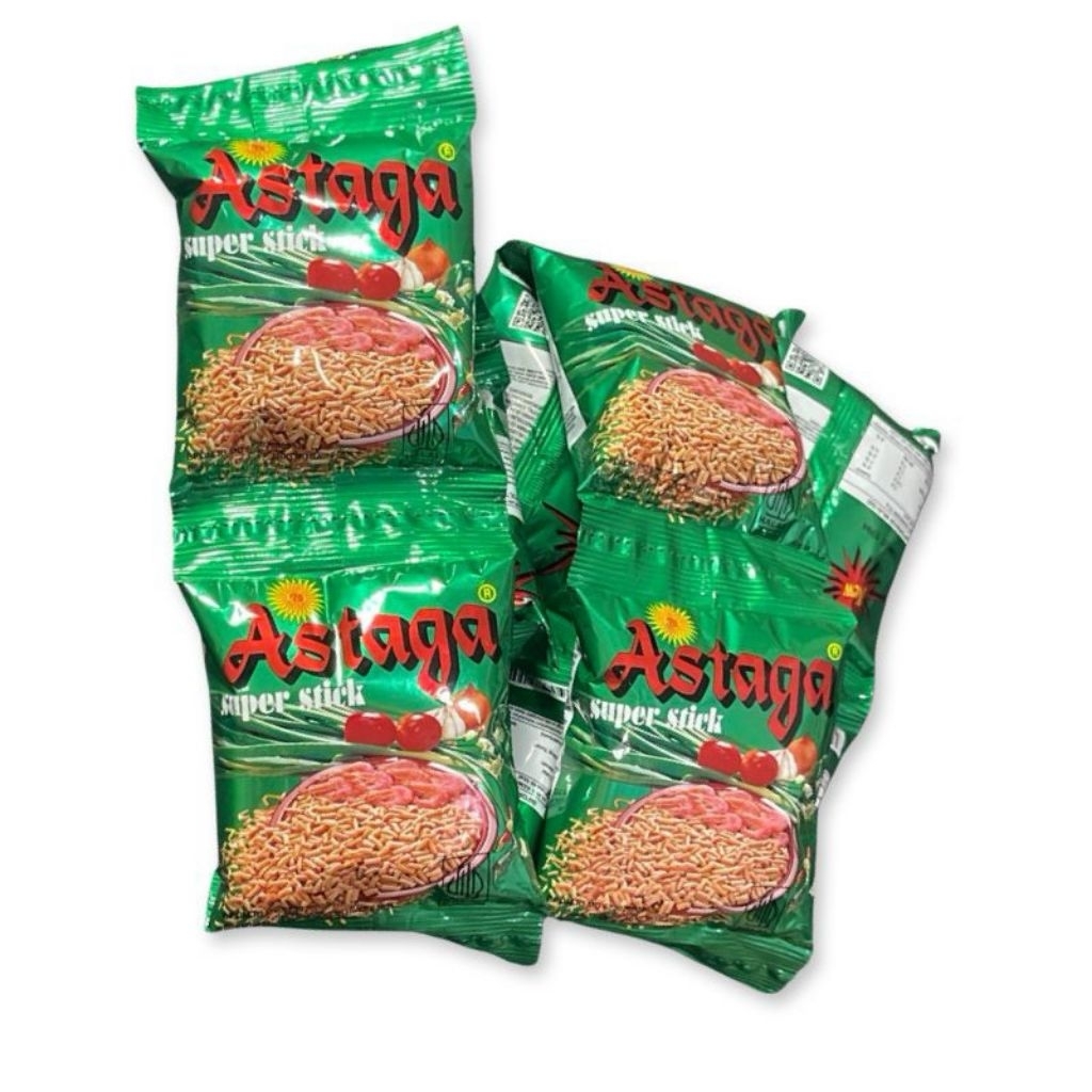 Jual [1 renceng] cemilan jadul, snack jadul astaga isi 10 pcs | Shopee ...