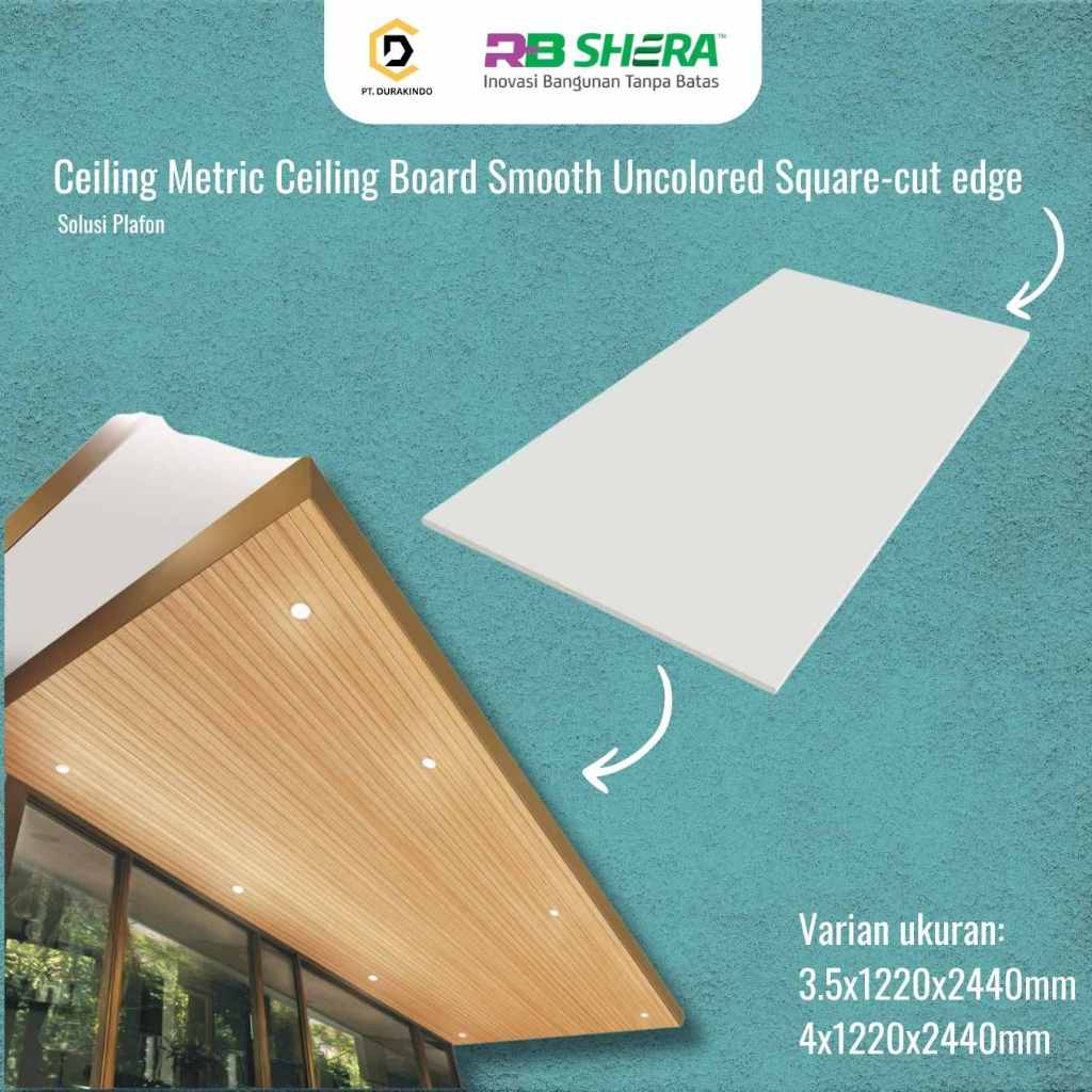 Jual RbShera Ceilling Imperial Ceilling Board Smooth Uncolored Square ...