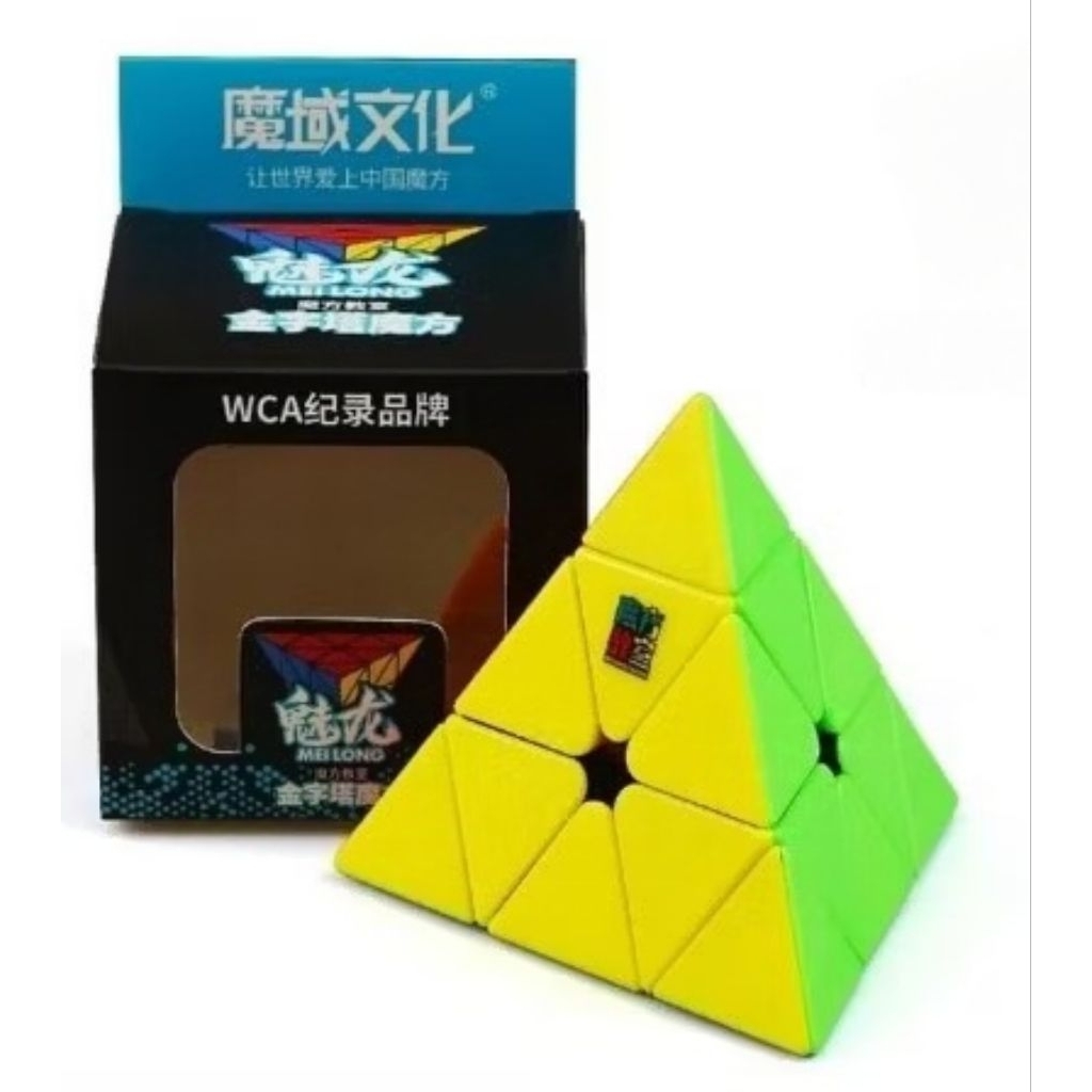 Jual Magic Cube Puzzle Pyraminx Original Piramida Stickerless MoYu ...