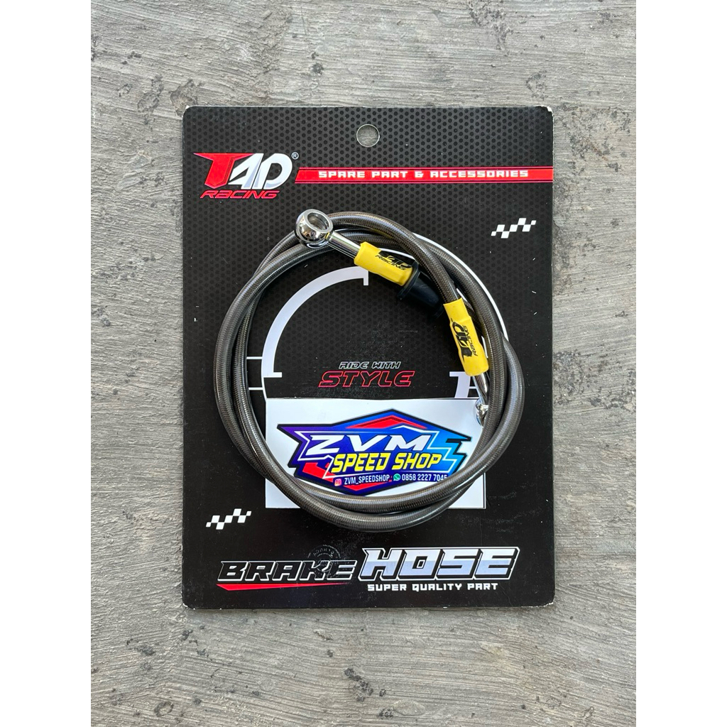 Jual Selang Rem Depan TAD Racing 90cm dan 60cm Black Carbon | Shopee ...