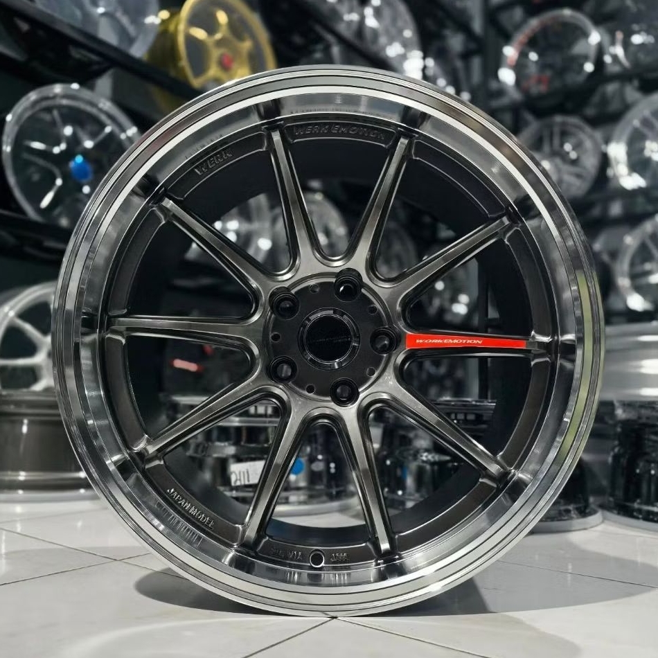 Jual velg racing WORK ZR10 R18 LEBAR 9,5 ET 25 velg mobil r18 velg ...