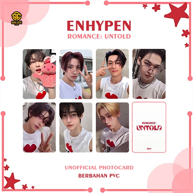 Jual Photocard enh*a - photocard bahan PVC glossy - photocard kp0p ...