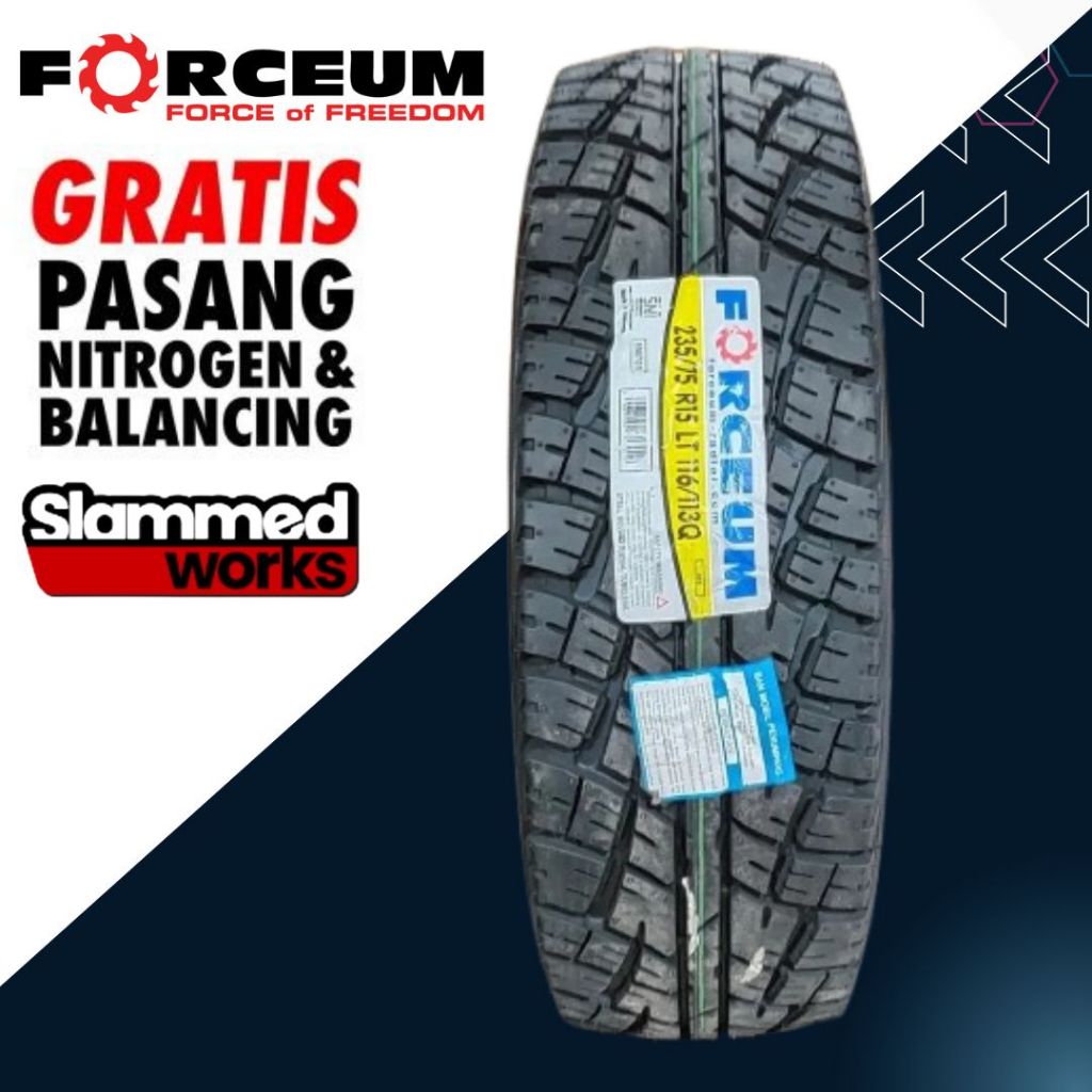 Jual Ban Forceum AT/Z 235 / 75 R15 Ban Tapak Kasar Free Pasang ...