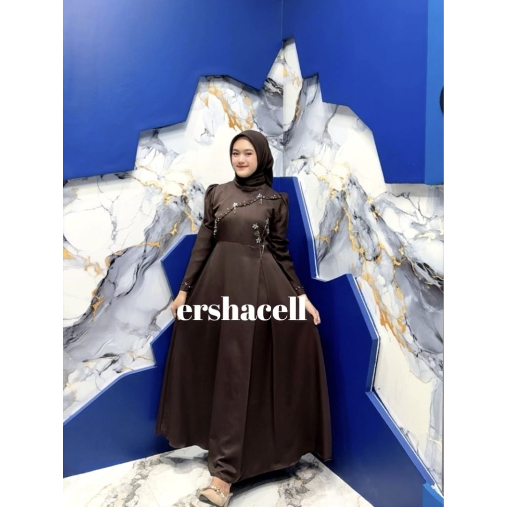 Jual Dress Liora model rok A mayung model simple mewah elegan cocok ...
