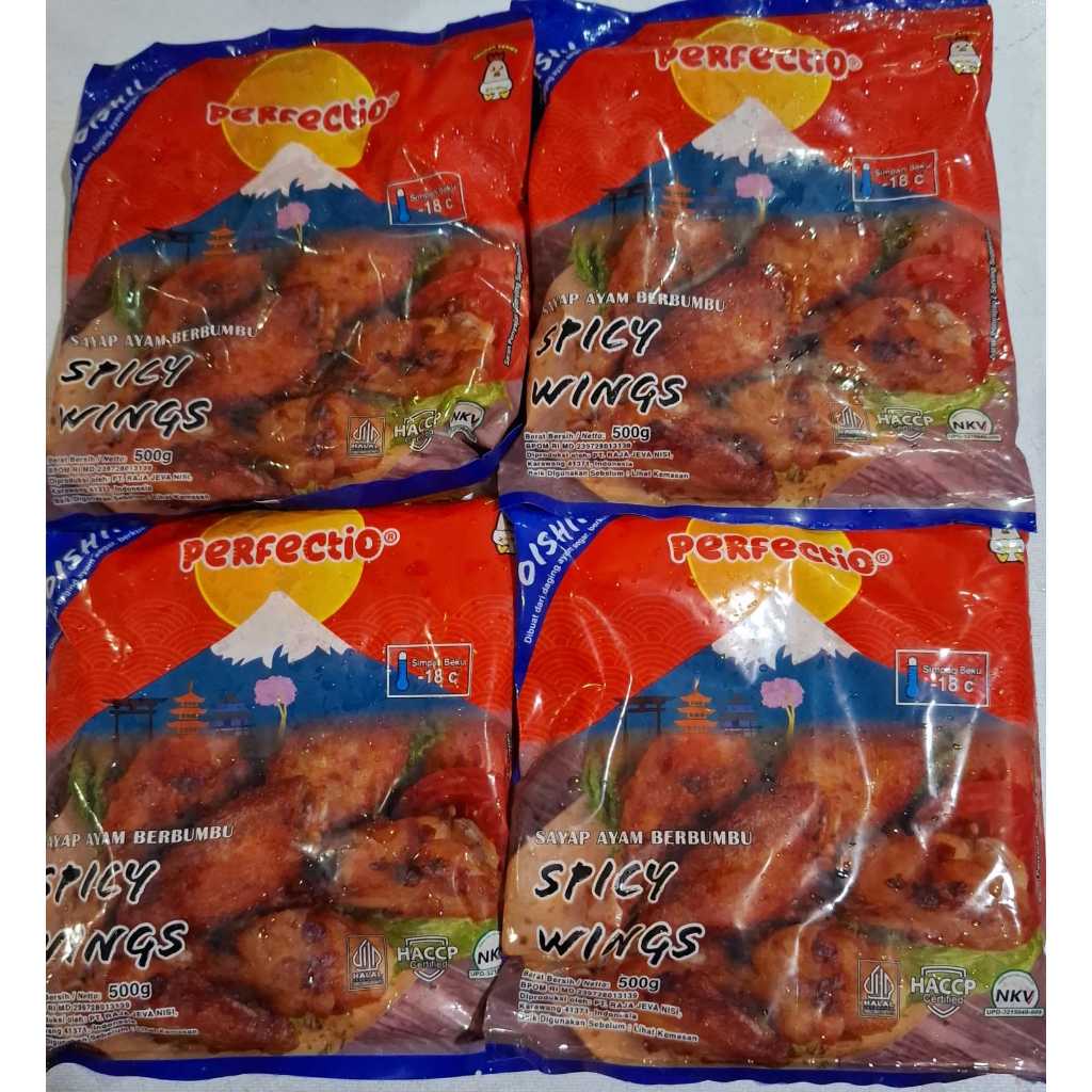 Jual perfectio spicy wings 500gr | Shopee Indonesia