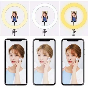 Paket Ringlight 26cm Tripod 2 1 Meter 2 Meter Ring Light Selfie Lampu Selfie Live Make Up Vlog