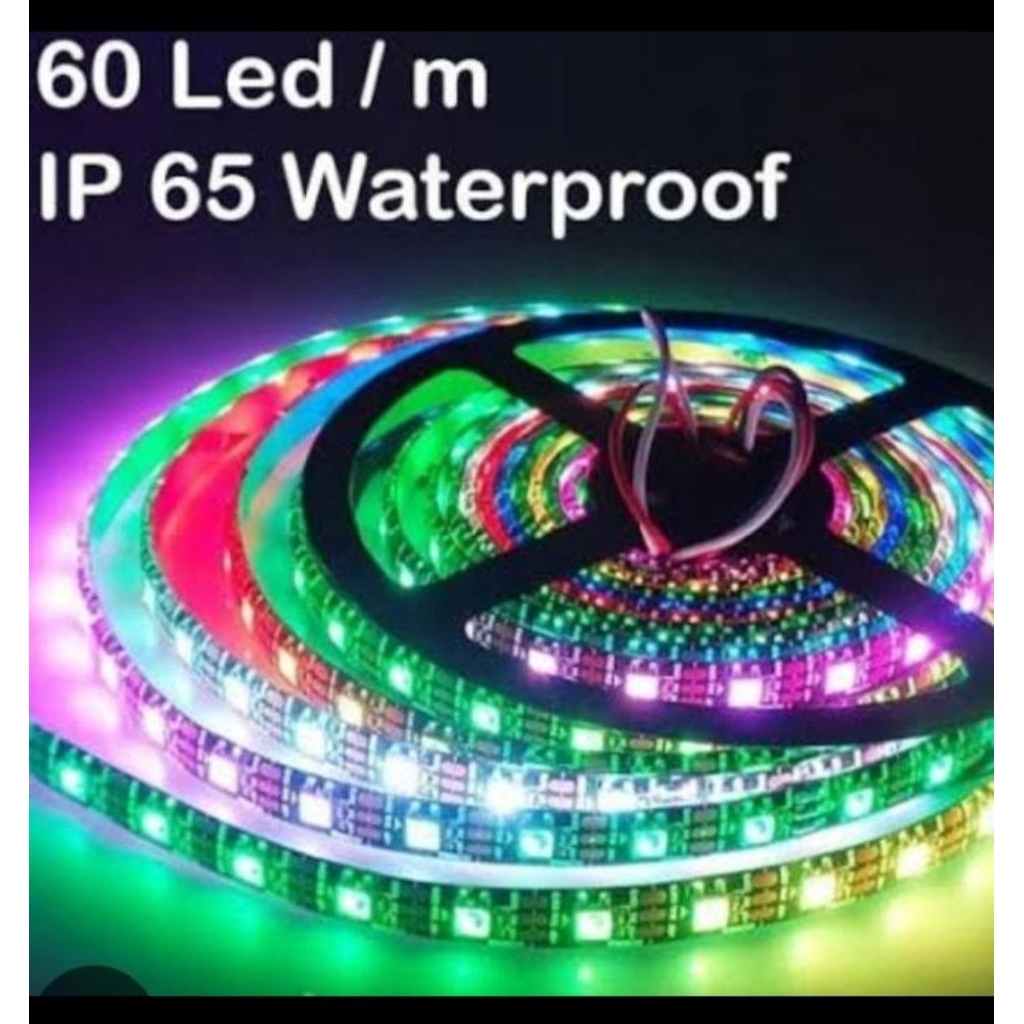 Jual smart LED RGB Strip WS2812B Individual Addressable SMD5050 pcb ...