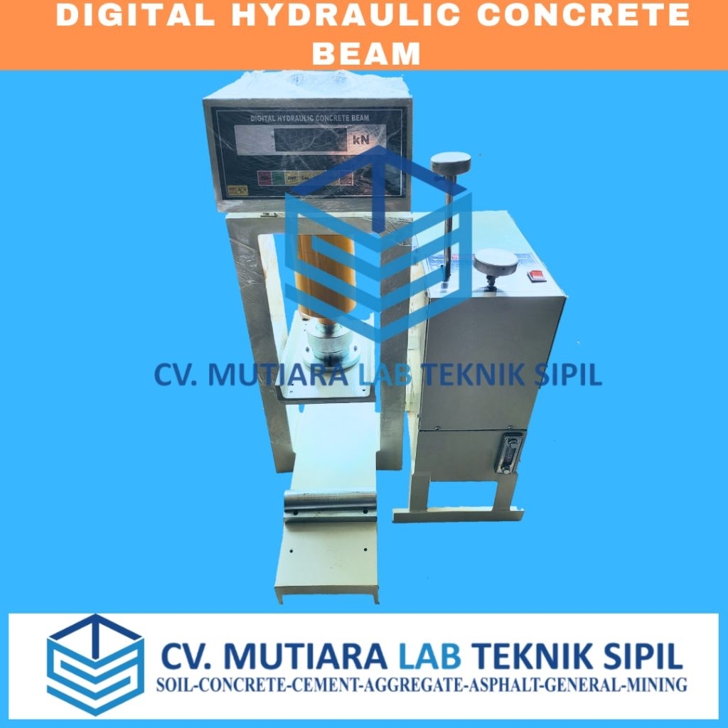 Jual DIGITAL HYDRAULIC CONCRETE BEAM / FLEXSURE / UJI LENTUR / / LAB ...