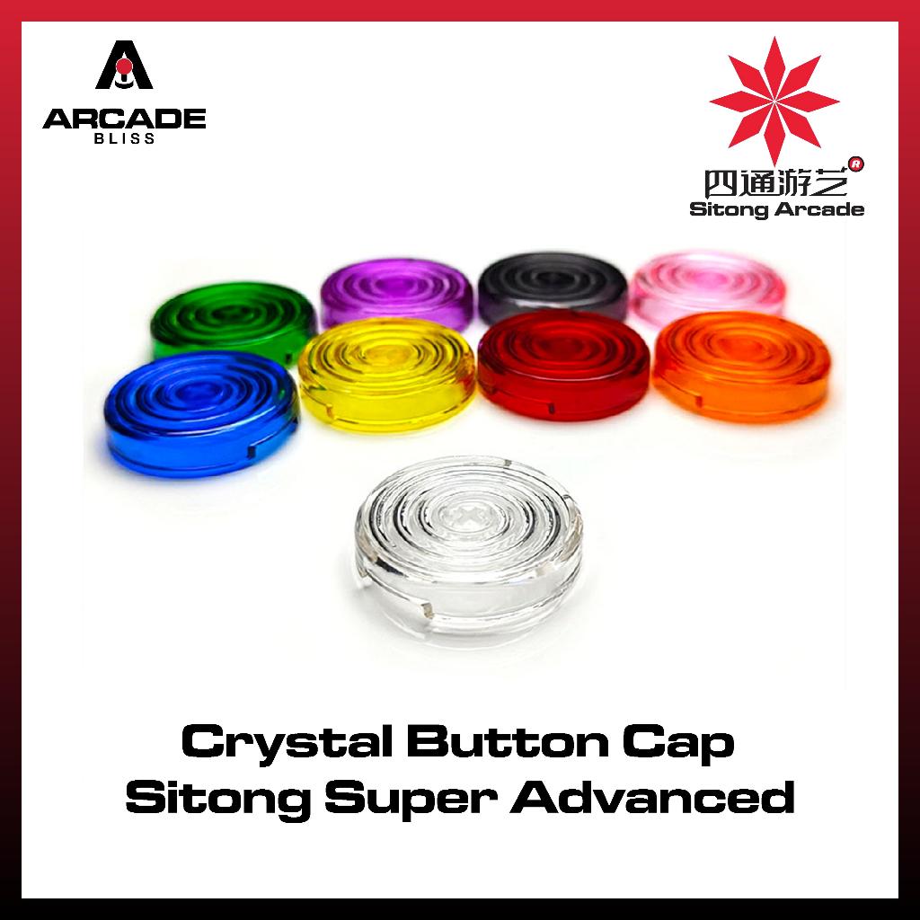 Jual Sitong Button Cap Crystal Transparent High Grade Keycap Fighting ...