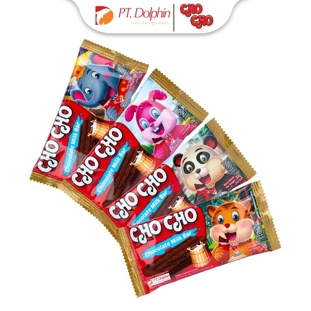 Jual Cho Cho Milk Chocolate Box - Karakter 20gr (isi 12 pcs) | Shopee ...