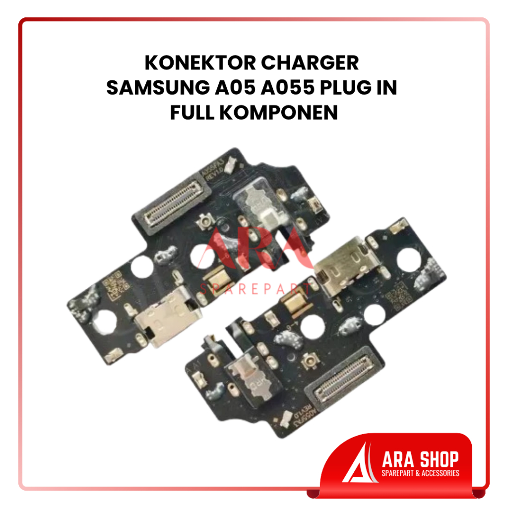 Jual KONEKTOR CHARGER SAMSUNG A05 A055 PLUG IN + HF + iC KOMPONEN ...