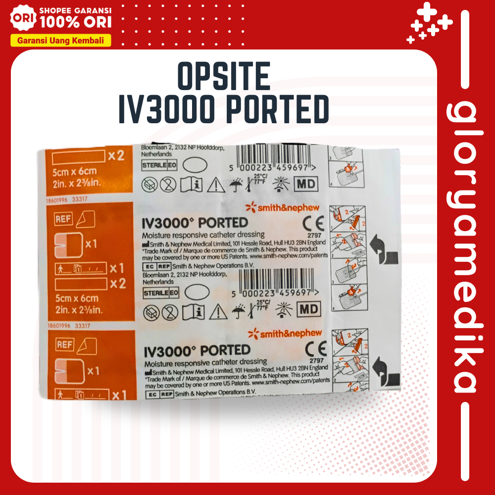 Jual Opsite IV 3000 size 5cm x 6cm IV Dressing Plester Infus Opsite ...