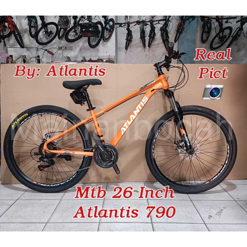 Jual SEPEDA GUNUNG MTB 26 INCH ATLANTIS AT 790 ATLANTIS | Shopee Indonesia