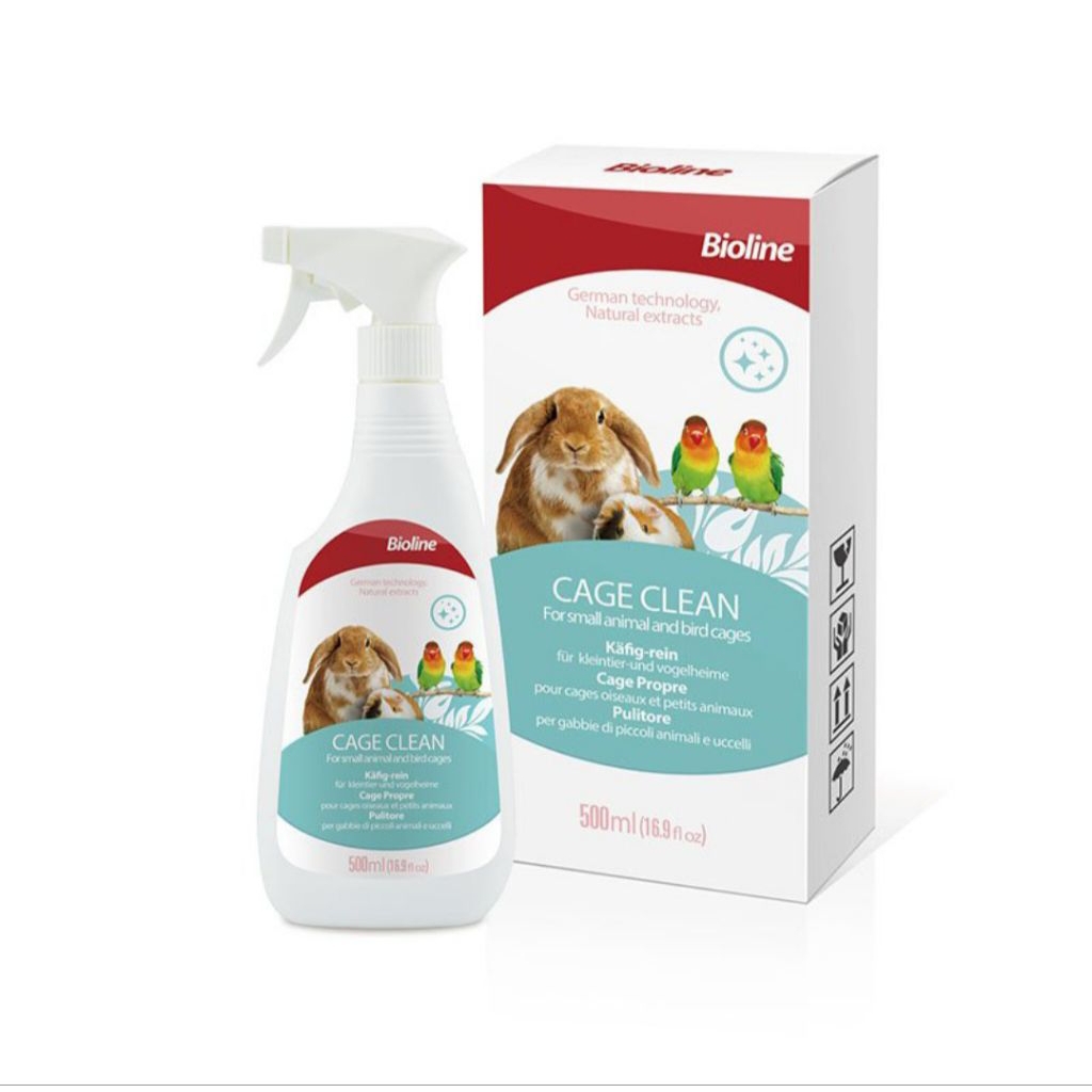 Curated visual reference: Fresh Look at Jual Bioline Cage Clean For Small Animal Bird Cages 500Ml