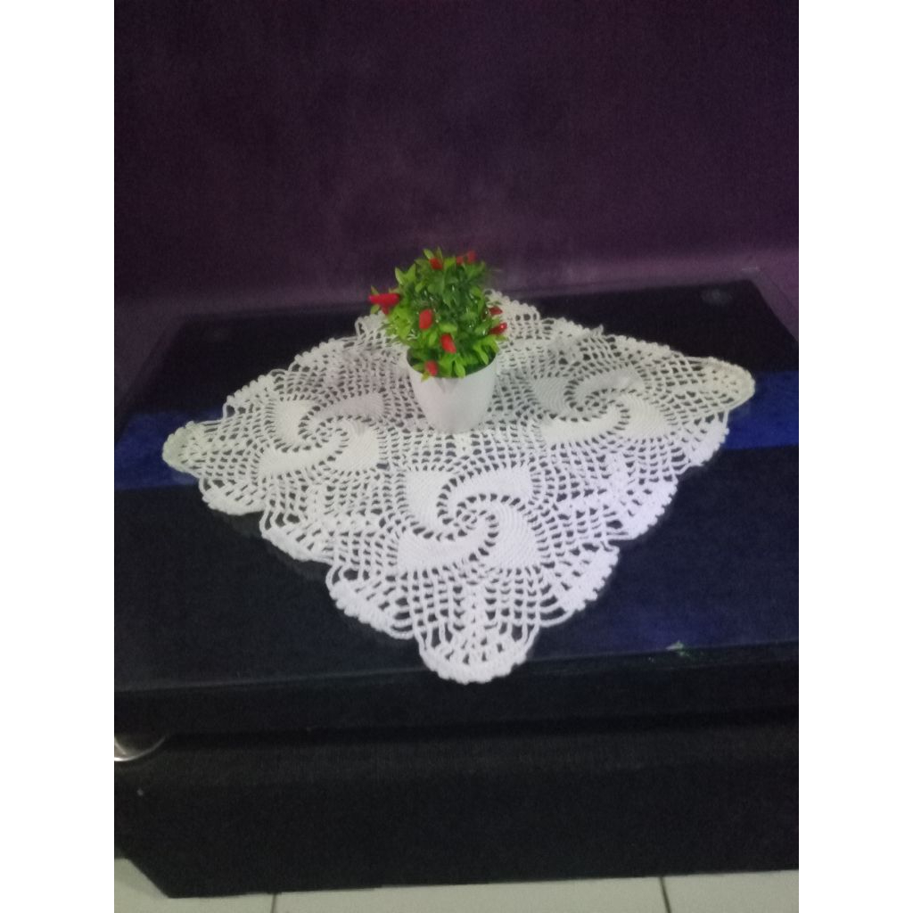 Jual taplak rajutan hanmade uk 40x40 | Shopee Indonesia