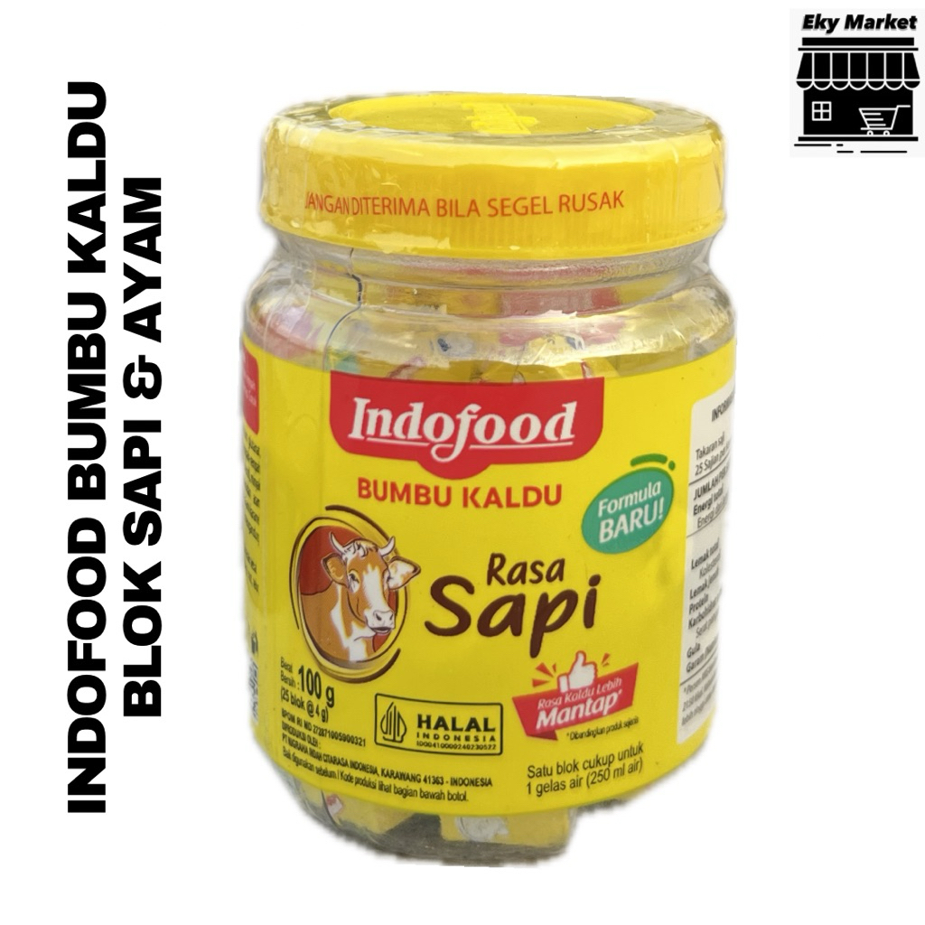 Jual INDOFOOD BUMBU KALDU BLOK TOPLES 100gr RASA SAPI DAN AYAM PENYEDAP ...