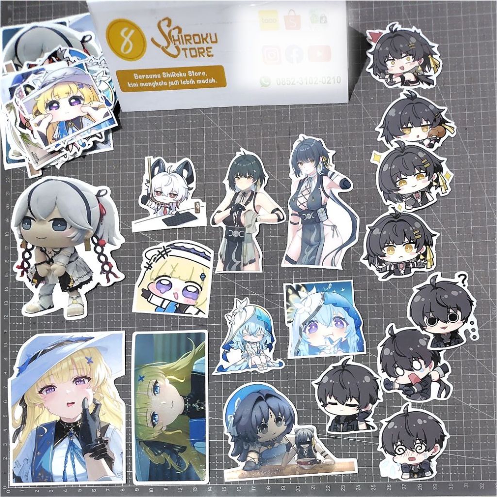 Jual Wuthering Waves Premium Sticker Pack / Set Stiker Anti-Air Anime ...