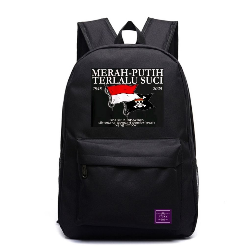 Jual Tas Ransel backpack Premium ATSKY Bendera One piece Merdeka Simple ...