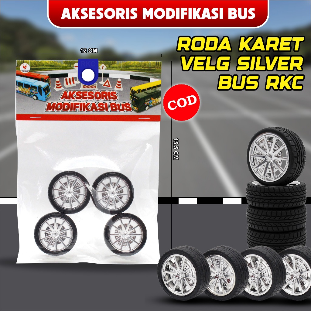 Jual RKC Roda/Ban Karet RKC - Aksesoris Modifikasi Mainan Mobil ...