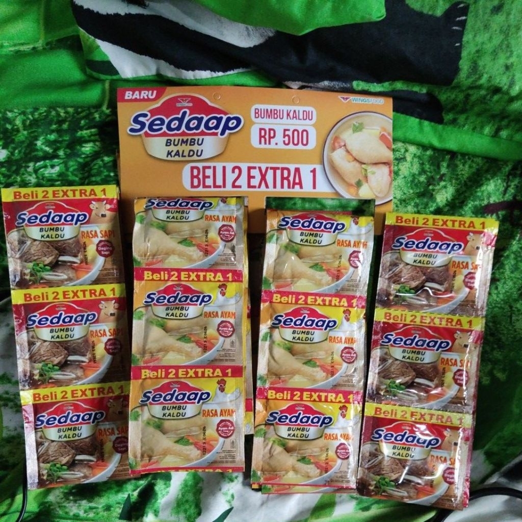 Jual Sedap Bumbu Kaldu Rasa Sapi 4 renteng isi 72 pcs | Shopee Indonesia