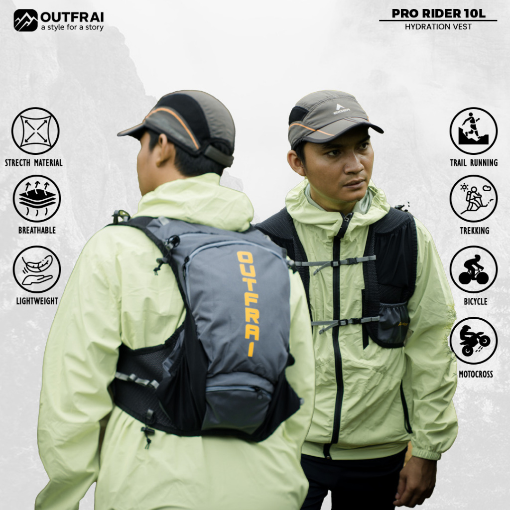 Jual Tas Hydropack Trail Running Vest Running Pria Tas Sepeda Tas ...