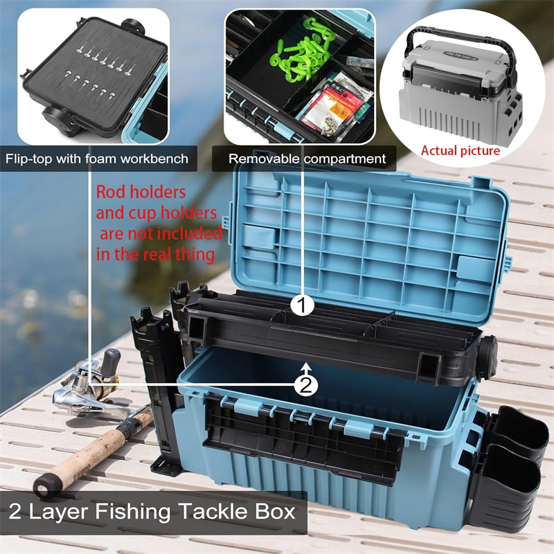Jual S/L Tackle Box Kotak Peralatan Pancing Jigging Lure Box Fishing ...