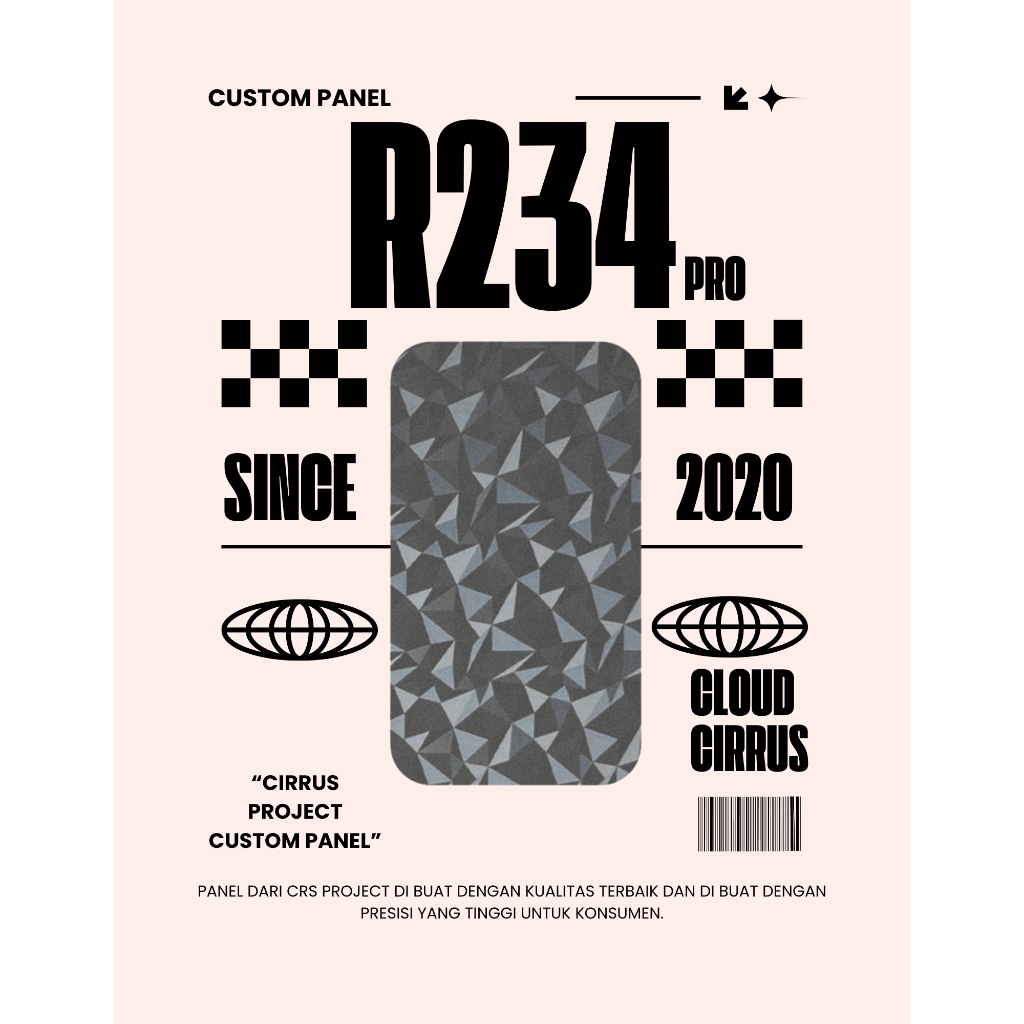 Jual Panel Custom R234Pro Premium full presisi By Cirrus | Shopee Indonesia