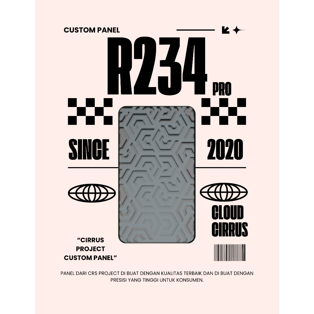 Jual Panel Custom R234Pro Premium full presisi By Cirrus | Shopee Indonesia