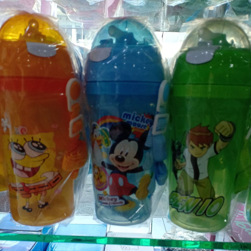 Jual Botol Air Minum Anak-anak/Botol Minum Karakter/Botol Minum Anak ...