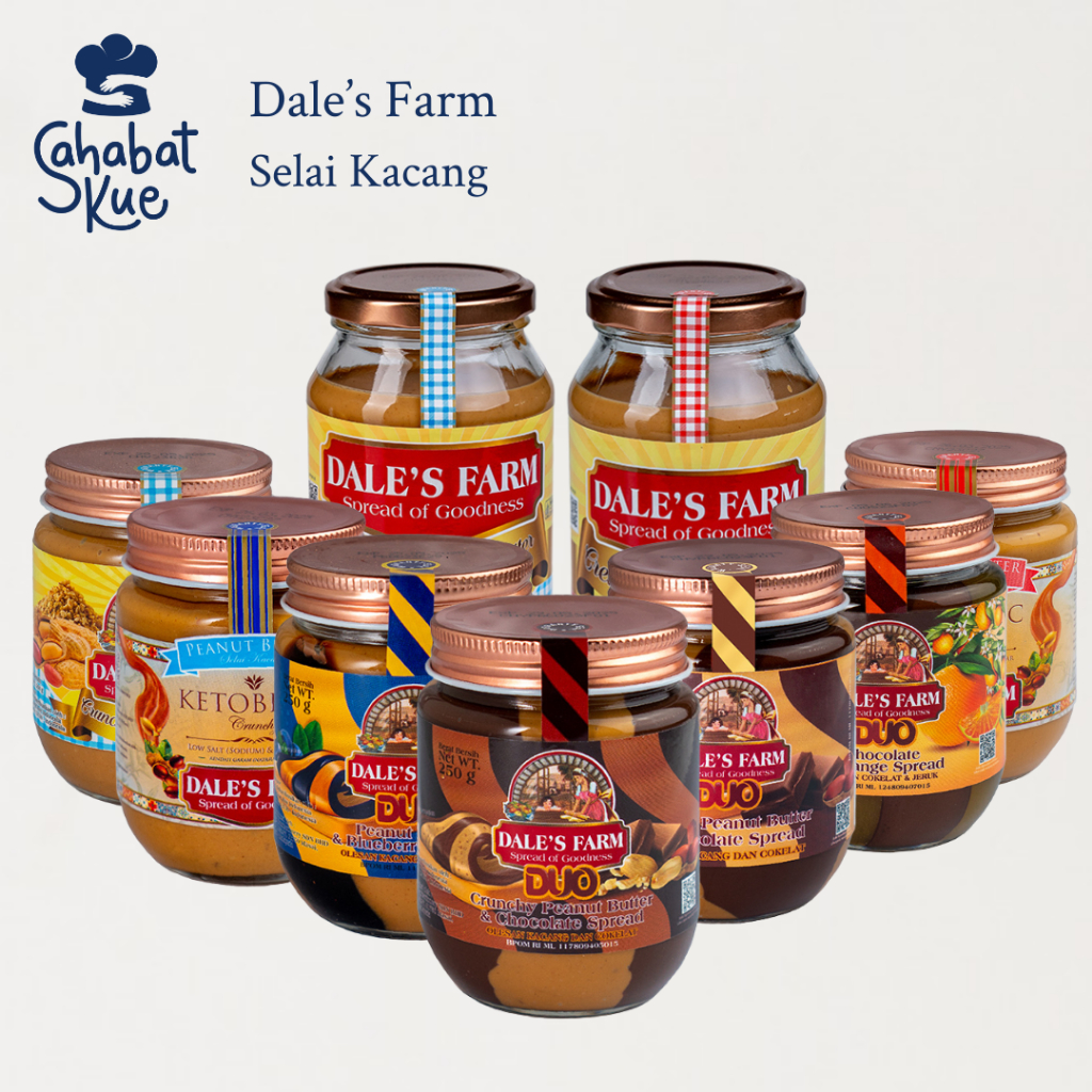 Jual Dale's Farm Selai Kacang Berbagai Varian 250gr/500gr (Crunchy ...