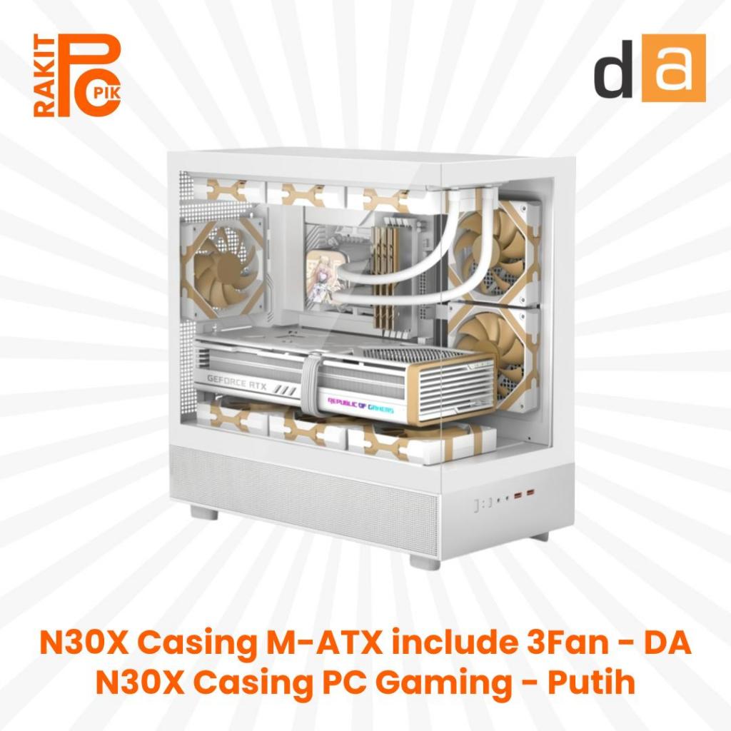 Jual Digital Alliance N30X Casing Komputer M-ATX include 3Fan - DA N30X ...