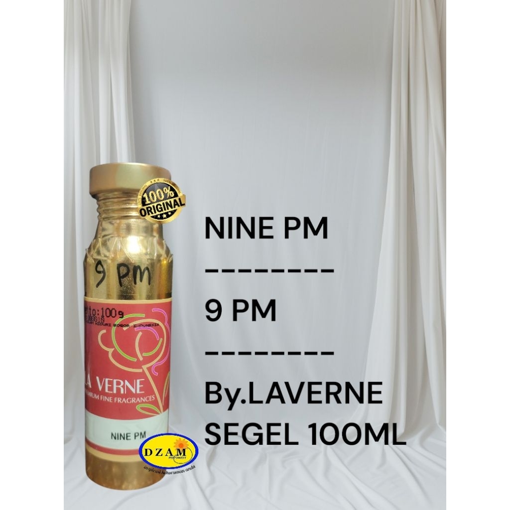 Jual NINE PM/9 PM BY.LAVERNE 100ML SEGEL. | Shopee Indonesia