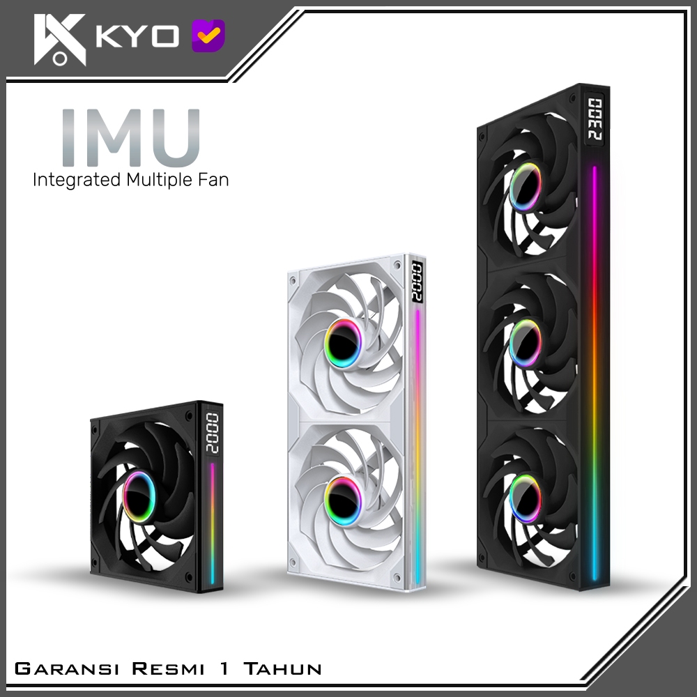 Jual KYO IMU Integrated Multiple Fan ARGB Aluminium Fan Case 120mm ...