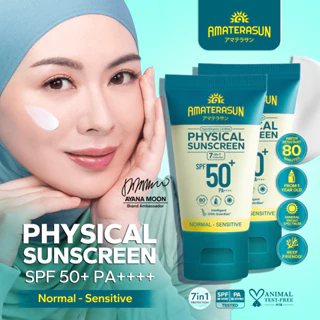 AMATERASUN [REAL SPF Certified] [2 PCS] Physical Sunscreen SPF 50+ PA++++