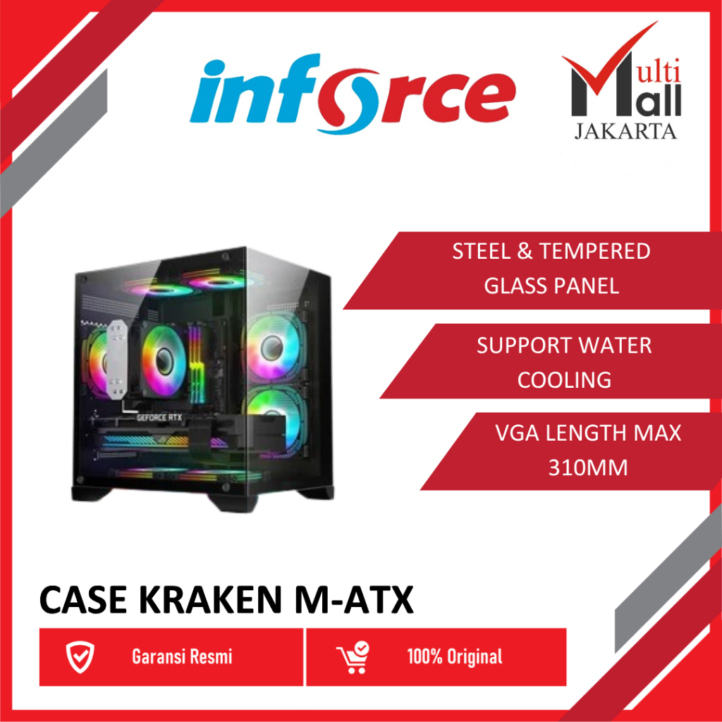 Jual INFORCE GAMING CASE KRAKEN | Shopee Indonesia