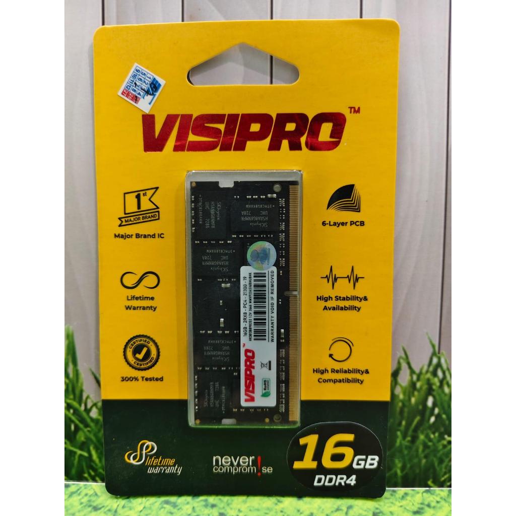 Jual Memory RAM Sodimm DDR4 Visipro 16gb PC 2666 / 3200 Mhz For Laptop ...