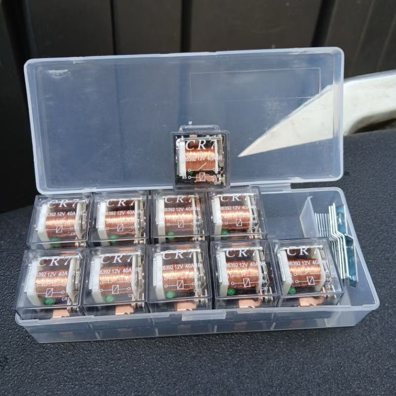 Jual Relay Klakson Transparan Riley Lampu 4 Kaki 40a 12V Motor Mobil ...