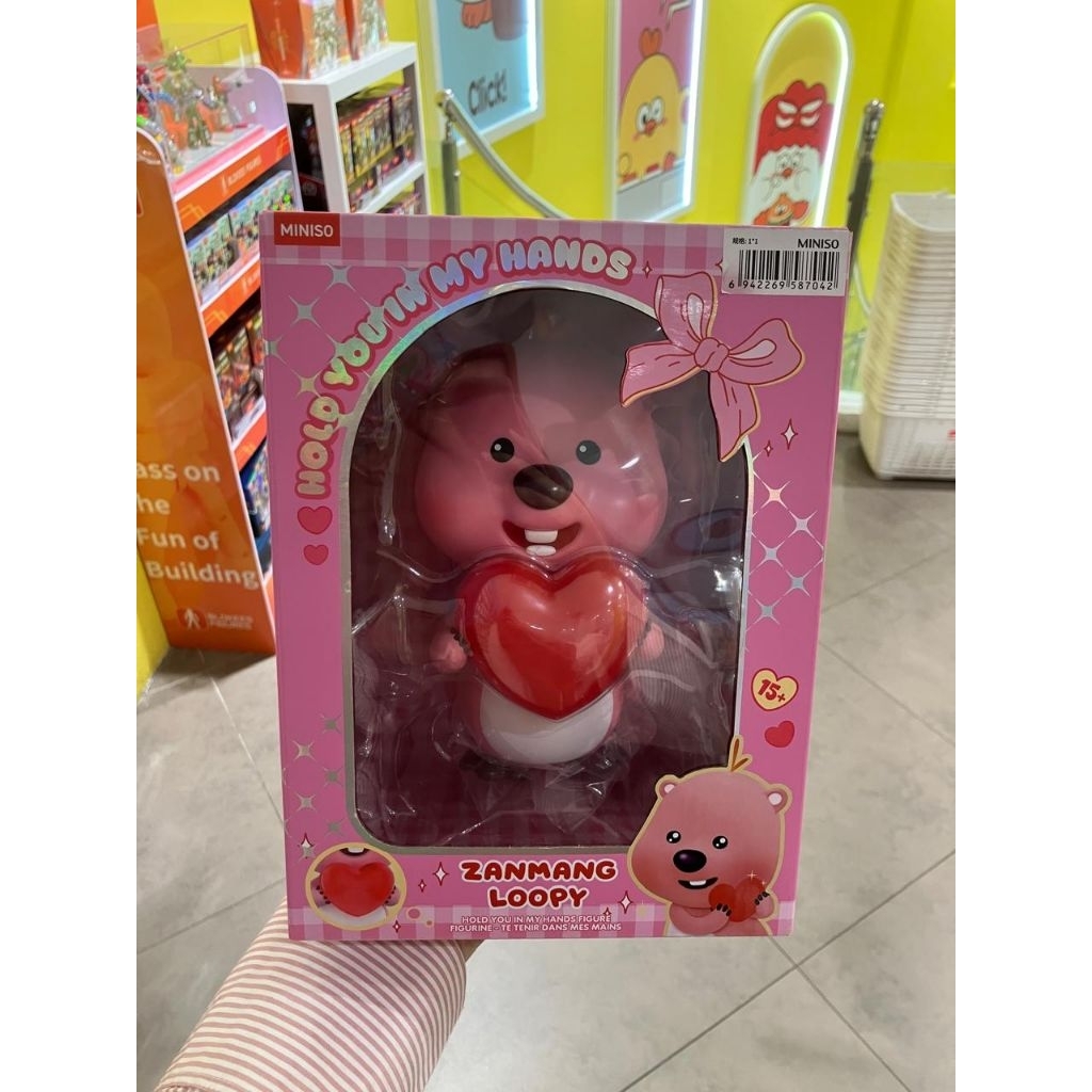 Jual Miniso x Loopy Figure Zanmang Loopy Hold You In My Hands LED ...