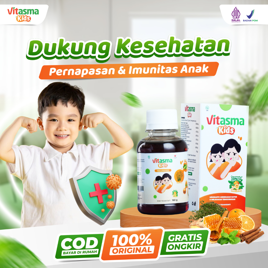 Jual Vitasma Kids - Madu Herbal Anak Bantu Masalah Flu Batuk Berdahak ...