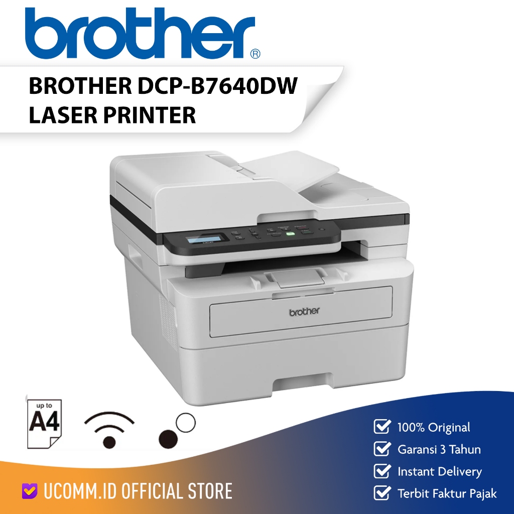 Jual BROTHER DCP-B7640DW Laser Printer Automatic Duplex All In One ...
