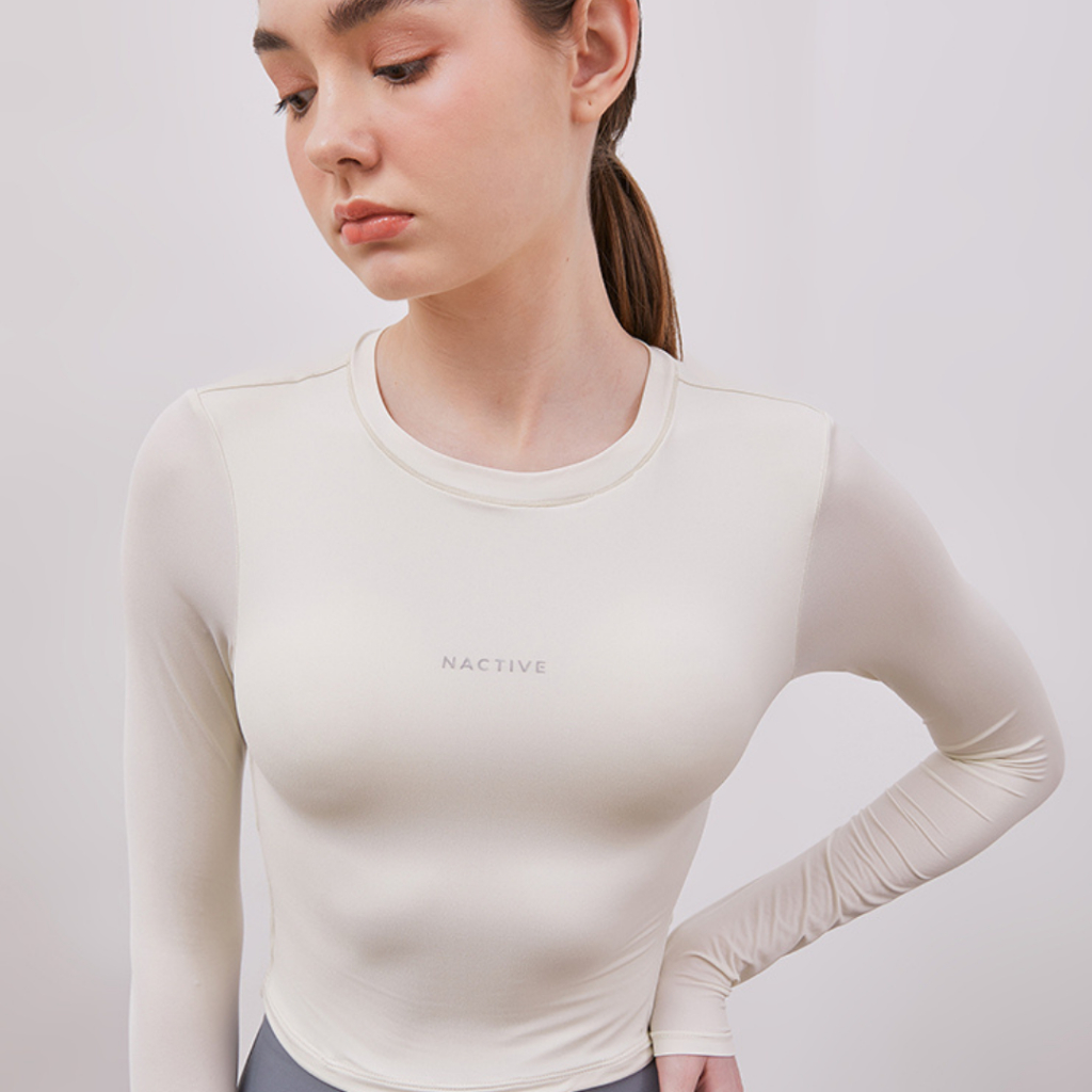 Jual NACTIVE Stunner Long Sleeve Sport Compression T-shirt | Shopee ...