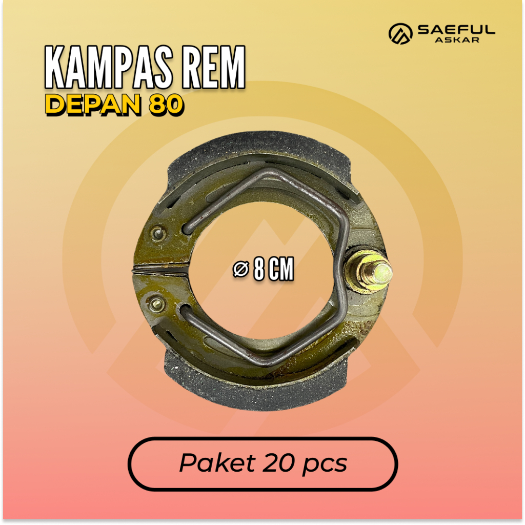 Jual Kampas Rem Depan Sepeda Listrik 80cm isi 20pcs | Shopee Indonesia