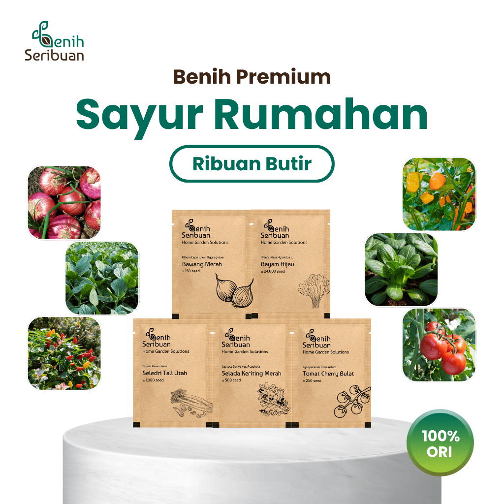 BENIH SERIBUAN - Benih Sayur Sayuran Unggulan All Varian
